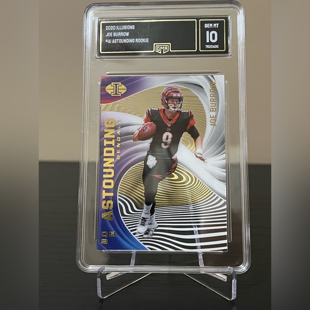 Joe Burrow 2020 Illusions Astounding GMA 10 Rookie RC Cincinnati Bengals 🔥🏈💥